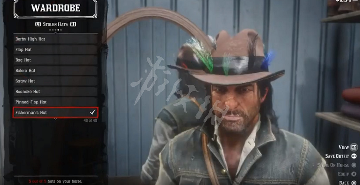 《荒野大鏢客2》釣魚者帽在哪裡？釣魚者帽子位置介紹