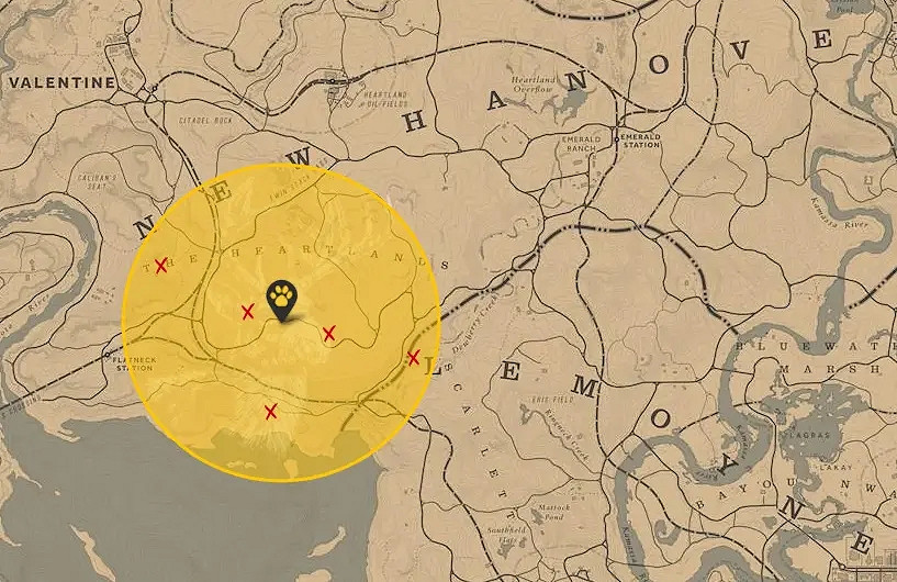 《荒野大鏢客2》踏泥公鹿在哪 踏泥公鹿位置介紹 《荒野大鏢客2》踏泥公鹿在哪 踏泥公鹿位置介紹