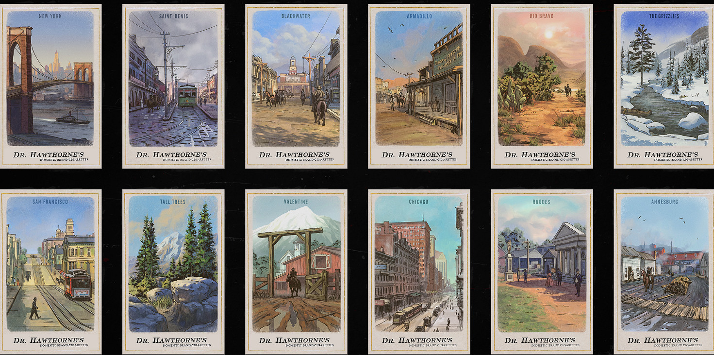 《荒野大鏢客2》香煙卡怎麽獲得 全香煙卡位置分享