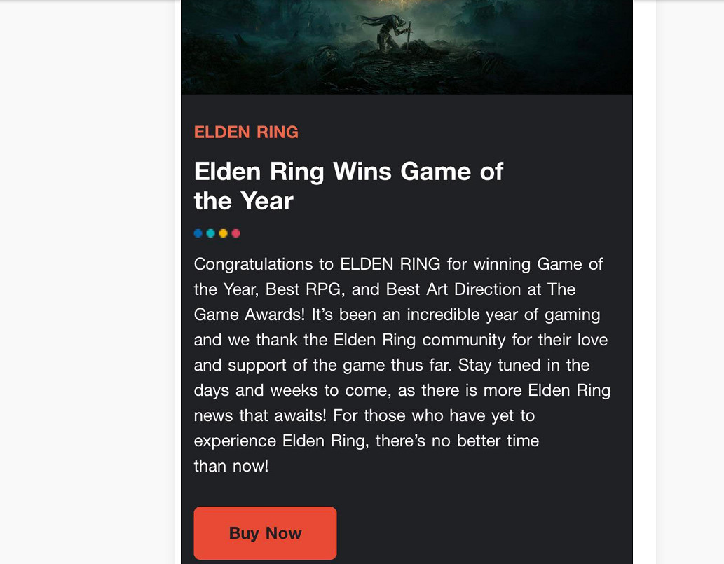 萬代發郵件提醒玩家:未來幾周有更多《艾爾登法環》消息 萬代發郵件提醒玩家:未來幾周有更多《艾爾登法環》消息