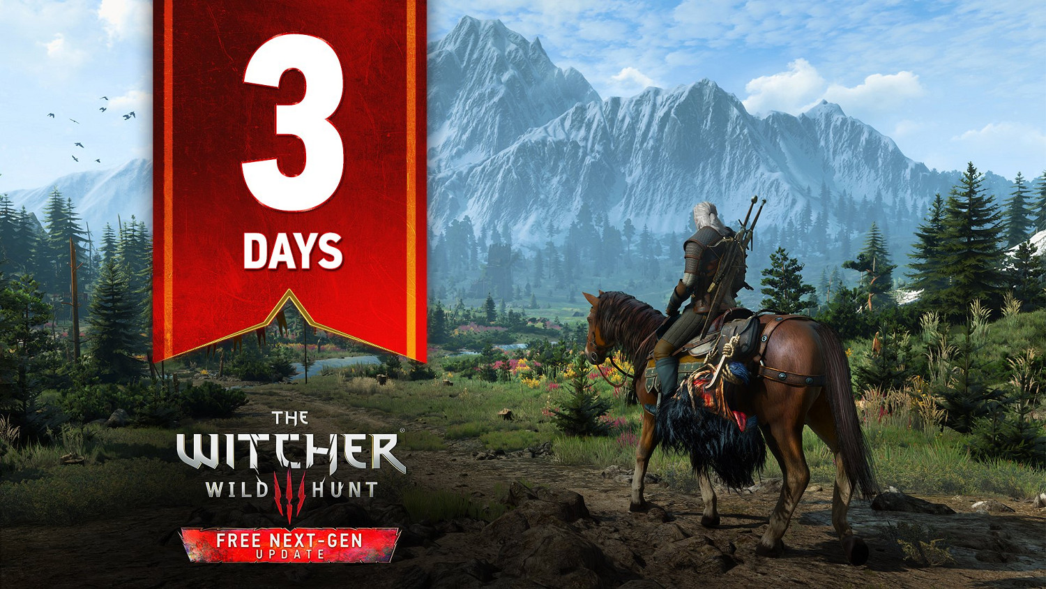 CDPR溫馨提醒：《巫師3》次世代版還有3天發布！