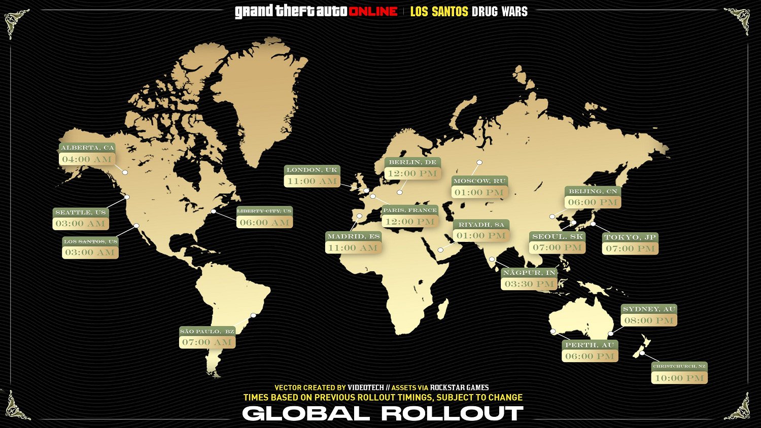 《GTA OL》新DLC全球更新時間公布 主機新增光追反射 《GTA OL》新DLC全球更新時間公布 主機新增光追反射