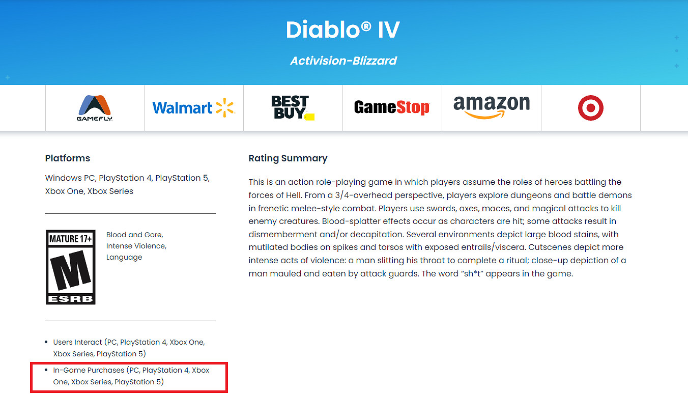 晚報：《天命奇御歸途》正式發售 暗黑4包含內購