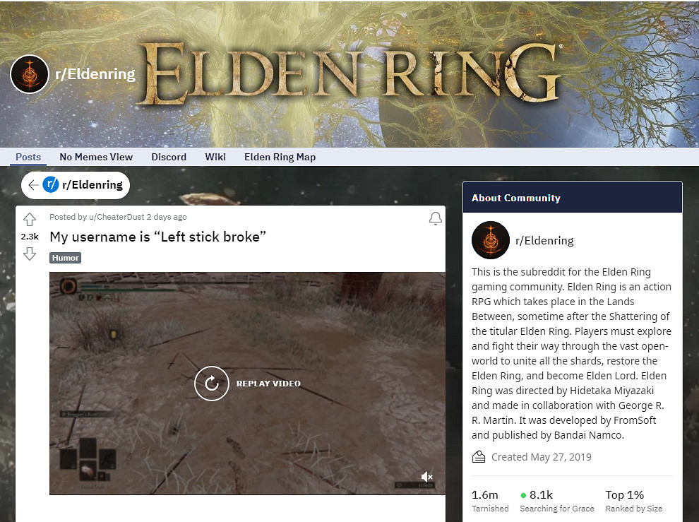 讓你一隻手！《艾爾登法環》PvP玩家不動左搖桿取勝