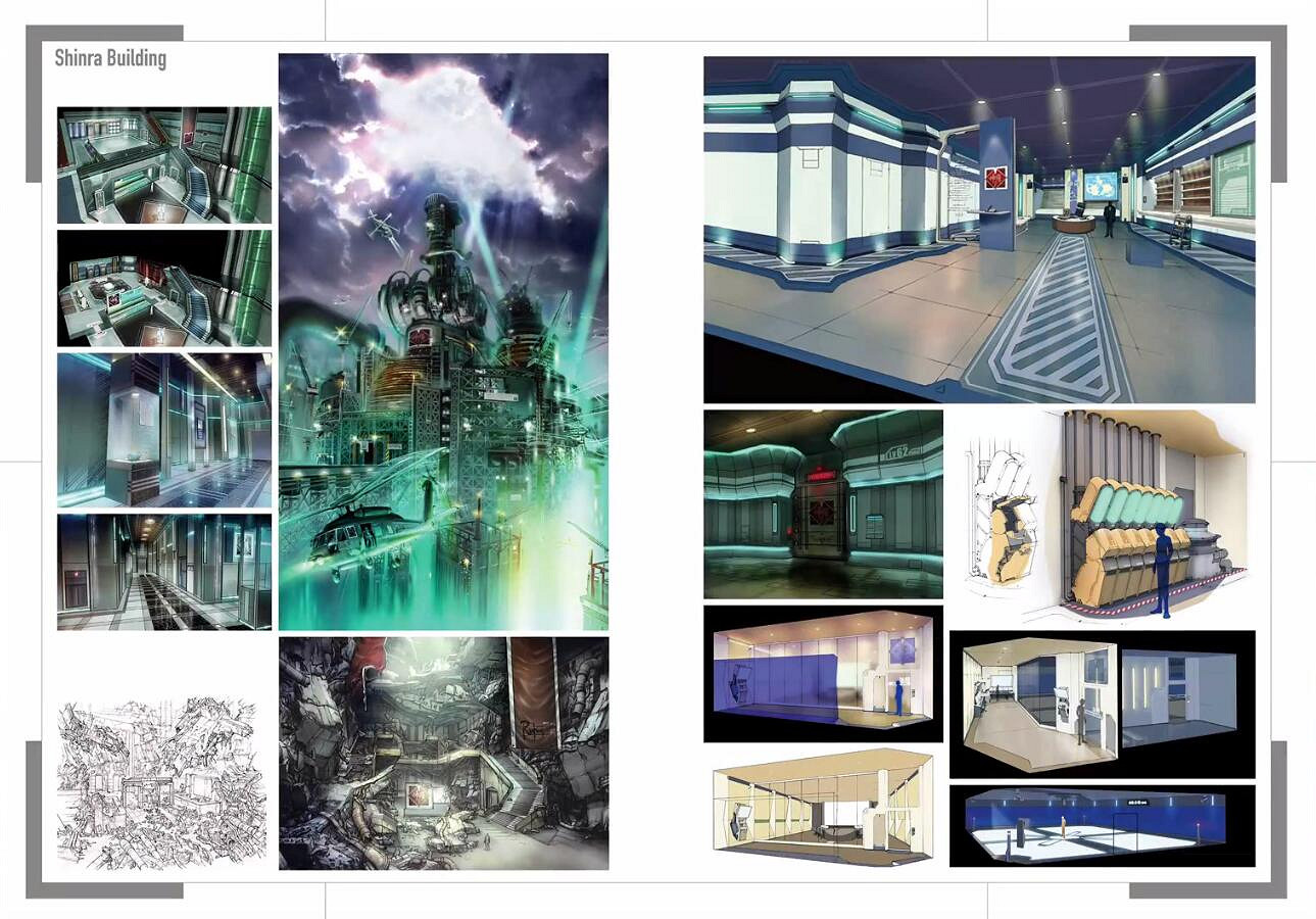 《FF7:核心危機 重聚》設定集 滿滿的回憶向我襲來 《FF7:核心危機 重聚》設定集 滿滿的回憶向我襲來