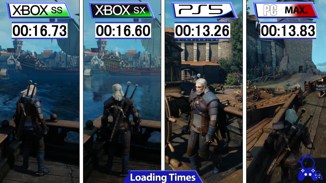 《巫師3》次世代版PS5/Xbox/PC畫面對比 PS5加載最快 《巫師3》次世代版PS5/Xbox/PC畫面對比 PS5加載最快