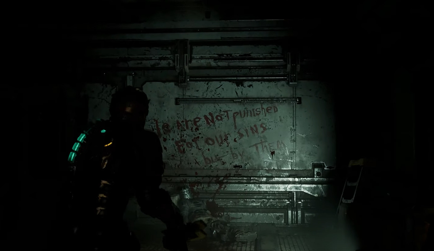 原版中模糊的文字在《死亡空間 重製版》中都能看清了