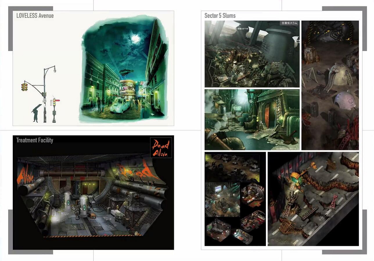 《FF7:核心危機 重聚》設定集 滿滿的回憶向我襲來 《FF7:核心危機 重聚》設定集 滿滿的回憶向我襲來