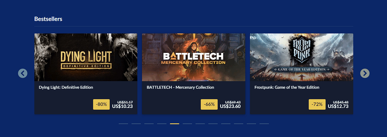 最低1折！GOG商城開啟冬季特賣：超4500款遊戲組合！