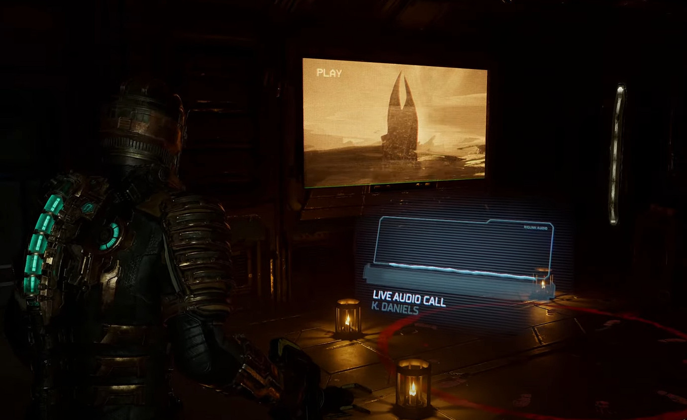 原版中模糊的文字在《死亡空間 重製版》中都能看清了