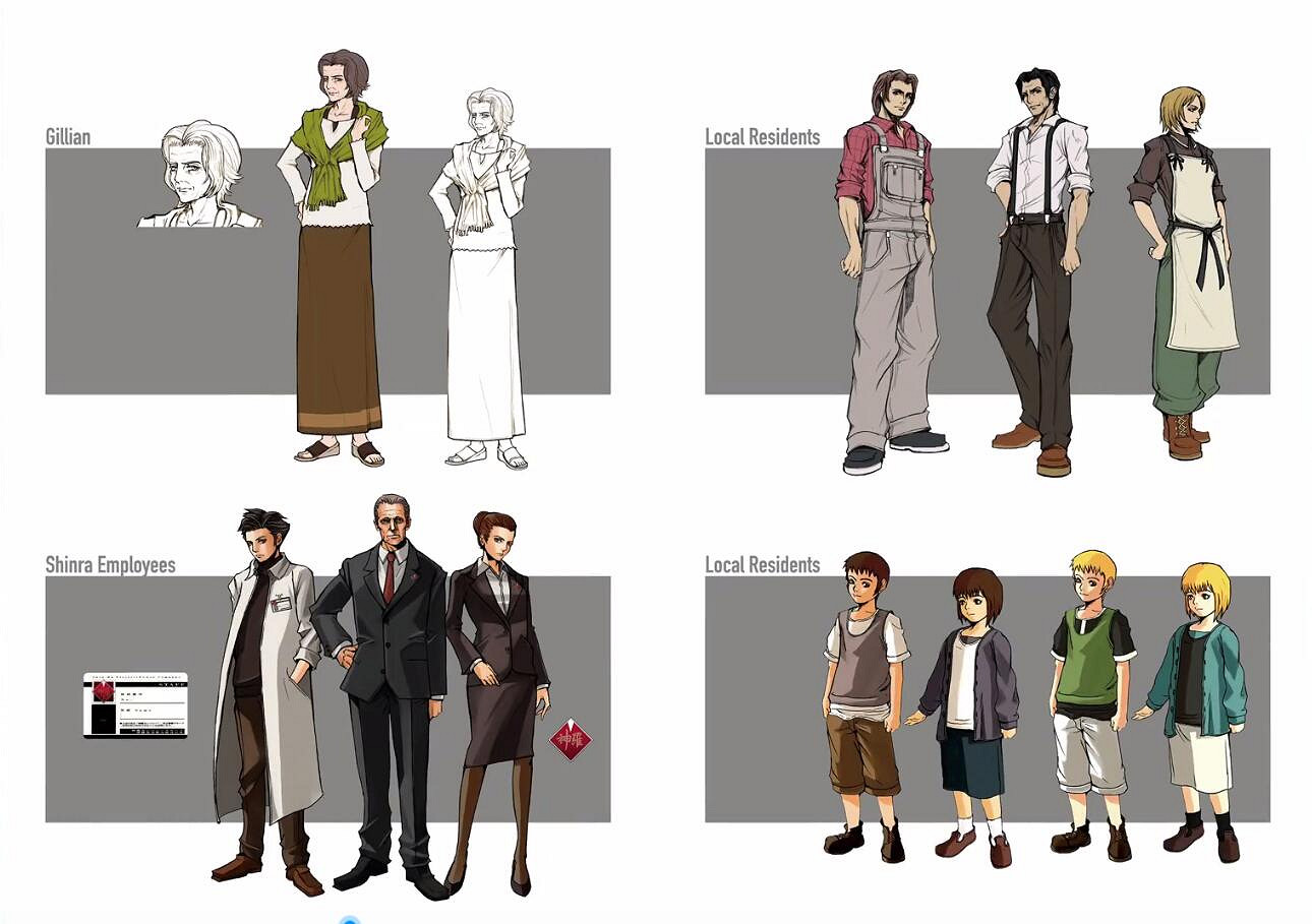 《FF7:核心危機 重聚》設定集 滿滿的回憶向我襲來 《FF7:核心危機 重聚》設定集 滿滿的回憶向我襲來