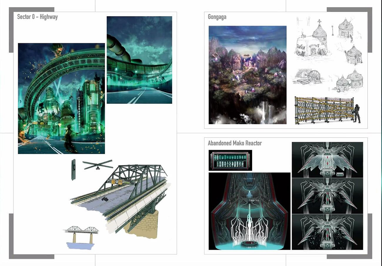 《FF7:核心危機 重聚》設定集 滿滿的回憶向我襲來 《FF7:核心危機 重聚》設定集 滿滿的回憶向我襲來