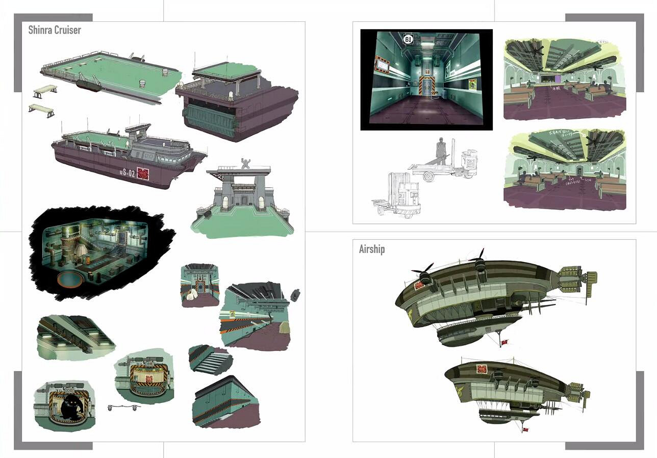 《FF7:核心危機 重聚》設定集 滿滿的回憶向我襲來 《FF7:核心危機 重聚》設定集 滿滿的回憶向我襲來