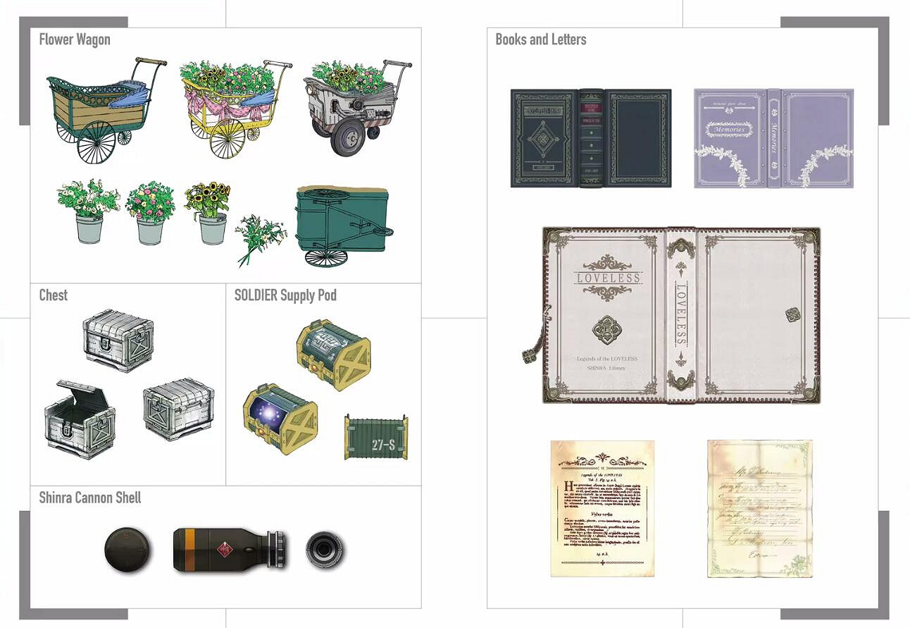 《FF7:核心危機 重聚》設定集 滿滿的回憶向我襲來 《FF7:核心危機 重聚》設定集 滿滿的回憶向我襲來