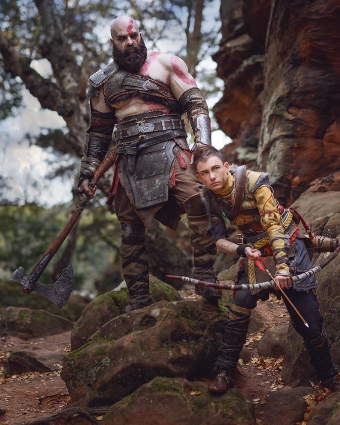 國外知名COS分享《戰神5》奎爺:完美還原硬漢形象! 國外知名COS分享《戰神5》奎爺:完美還原硬漢形象!