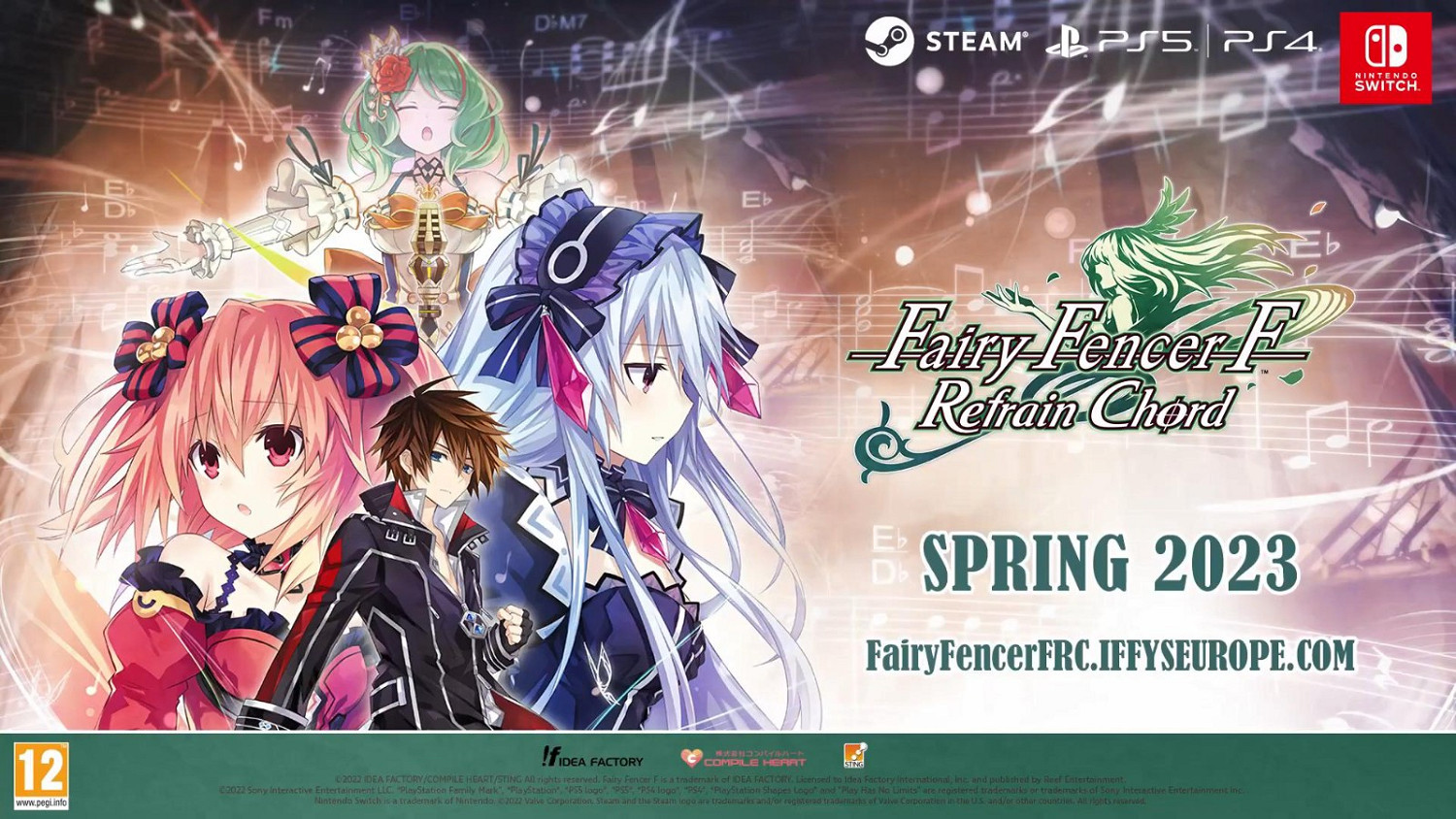 《妖精劍士F:Refrain Chord》海外版2023年春發售 Steam支援中文 《妖精劍士F:Refrain Chord》海外版2023年春發售 Steam支援中文