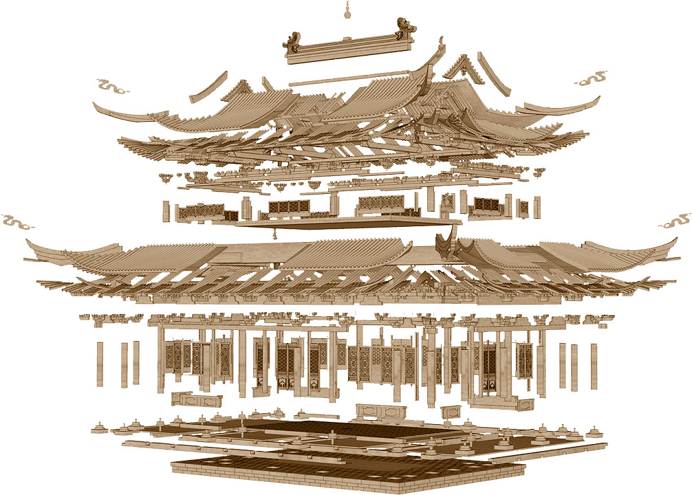 《藍月傳奇》攜手非遺木構技藝 用榫卯還原經典龍城