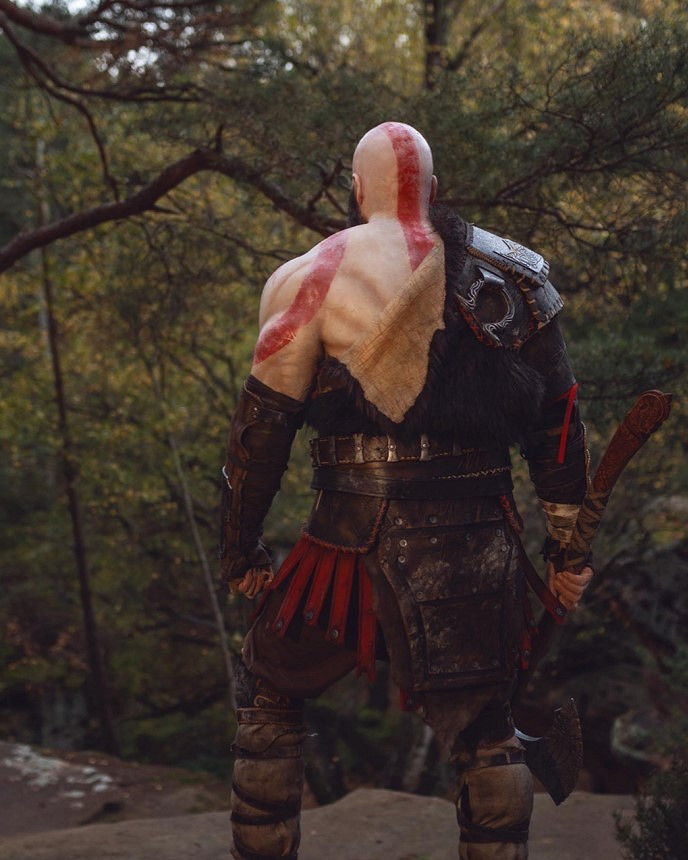 國外知名COS分享《戰神5》奎爺:完美還原硬漢形象! 國外知名COS分享《戰神5》奎爺:完美還原硬漢形象!