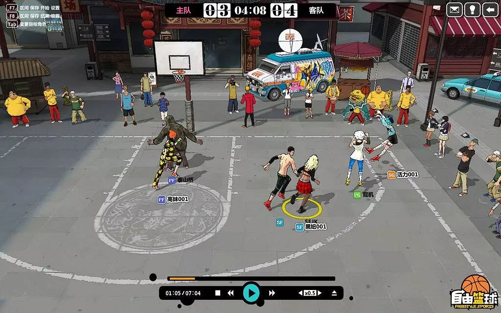 每一次《自由籃球》的3v3，都有一個櫻木完成了暴扣