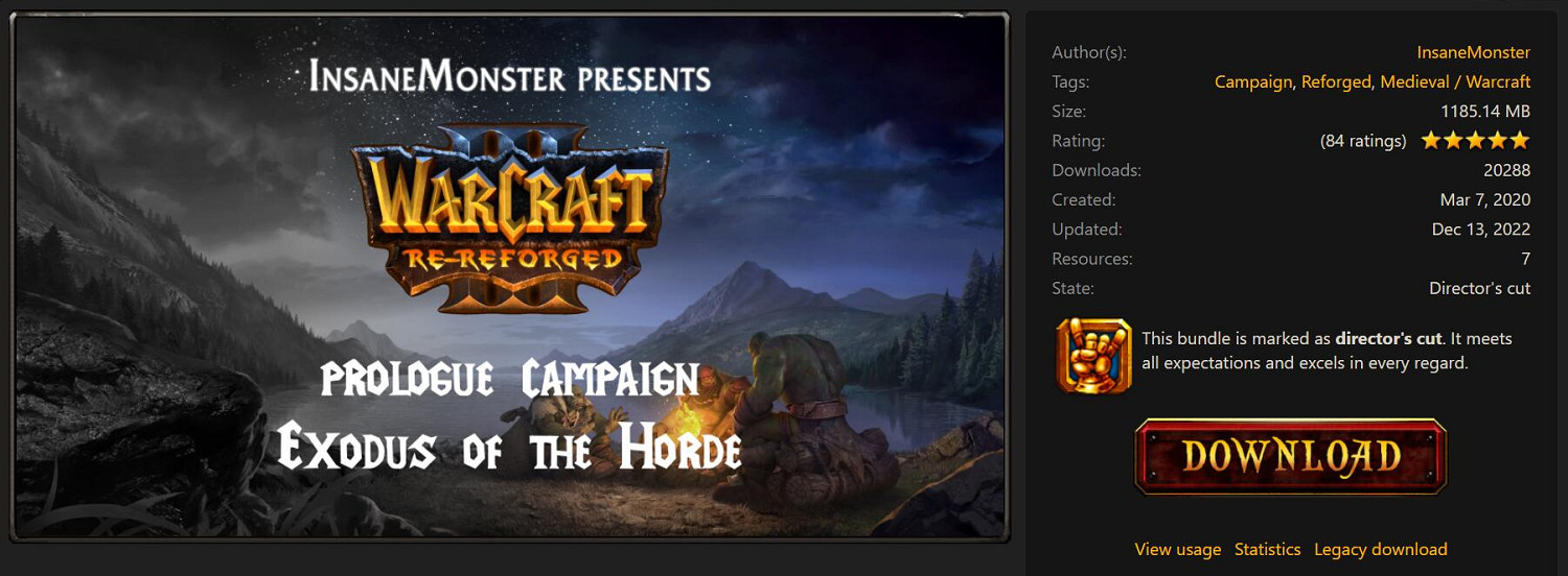 玩家用mod重做《魔獸3重製版》 實現最初預告片效果!