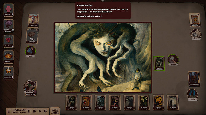 rougelite卡牌模擬《藝術生活模擬》正式版Steam發售