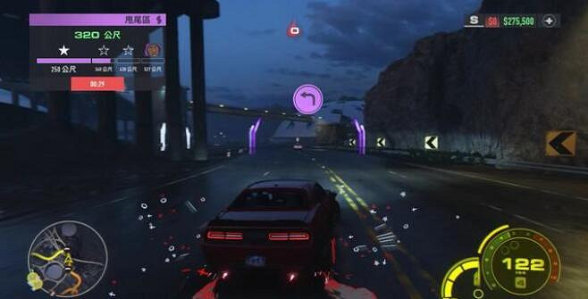 《極速快感：桀驁不馴》甩尾怎麽操作？甩尾操作技巧