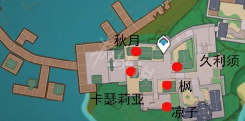 《原神》七聖召喚大世界牌手位置在哪?七聖召喚NPC位置一覽 《原神》七聖召喚大世界牌手位置在哪?七聖召喚NPC位置一覽