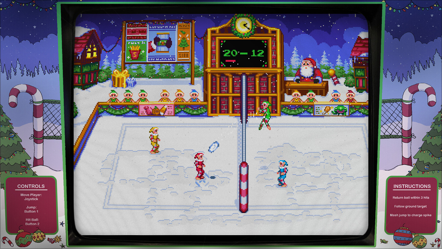 聖誕喜加一:像素排球遊戲《Jollyball》 節日氛圍拉滿 聖誕喜加一:像素排球遊戲《Jollyball》 節日氛圍拉滿