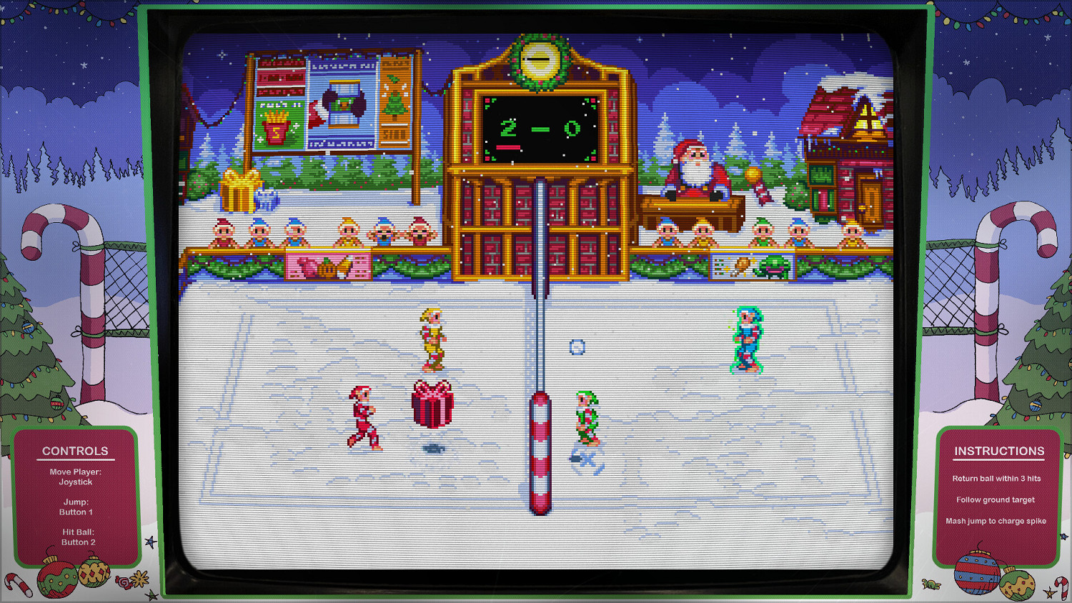 聖誕喜加一:像素排球遊戲《Jollyball》 節日氛圍拉滿 聖誕喜加一:像素排球遊戲《Jollyball》 節日氛圍拉滿