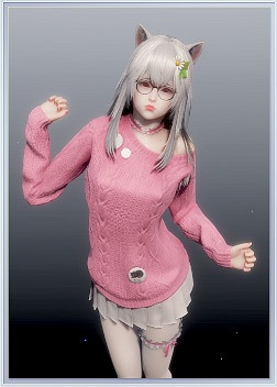 《ROOM Girl》人物卡毛衣貓耳萌妹分享 毛衣貓耳萌妹怎麽捏? 《ROOM Girl》人物卡毛衣貓耳萌妹分享 毛衣貓耳萌妹怎麽捏?
