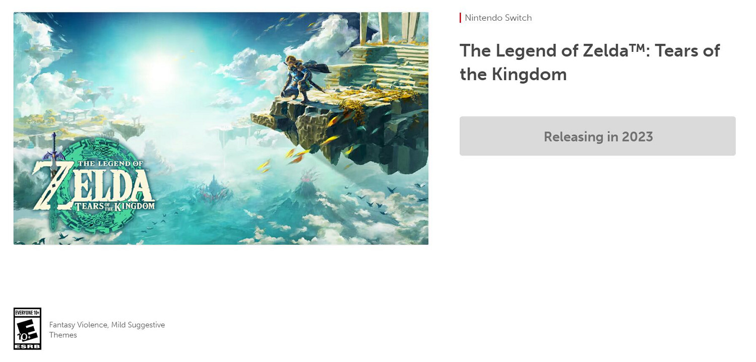 早報：塞爾達王國之淚評級 Steam年度最佳提名！