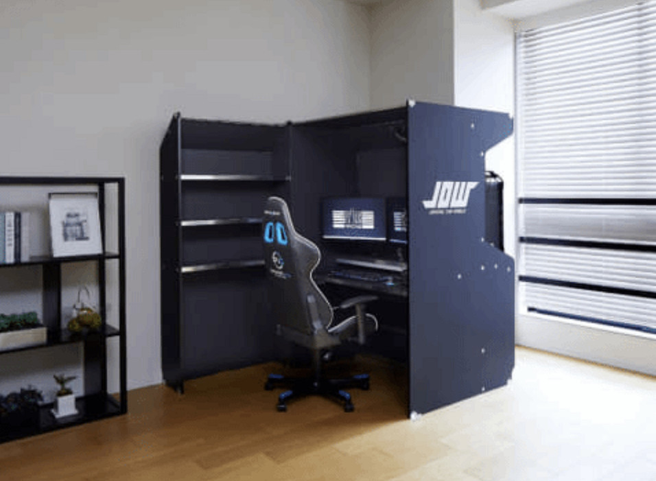全套售價2.7萬元!日本推出全封閉組裝式電競空間! 全套售價2.7萬元!日本推出全封閉組裝式電競空間!
