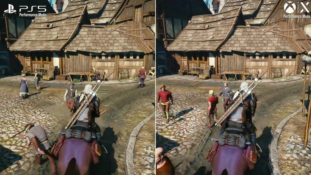 數毛社《巫師3》PS5/XSX對比 PS5 60FPS更快更穩！