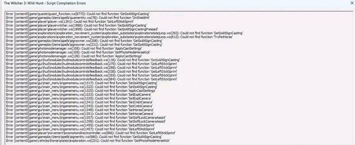 《巫師3次世代版》報錯怎麽辦?報錯解決方法 《巫師3次世代版》報錯怎麽辦?報錯解決方法