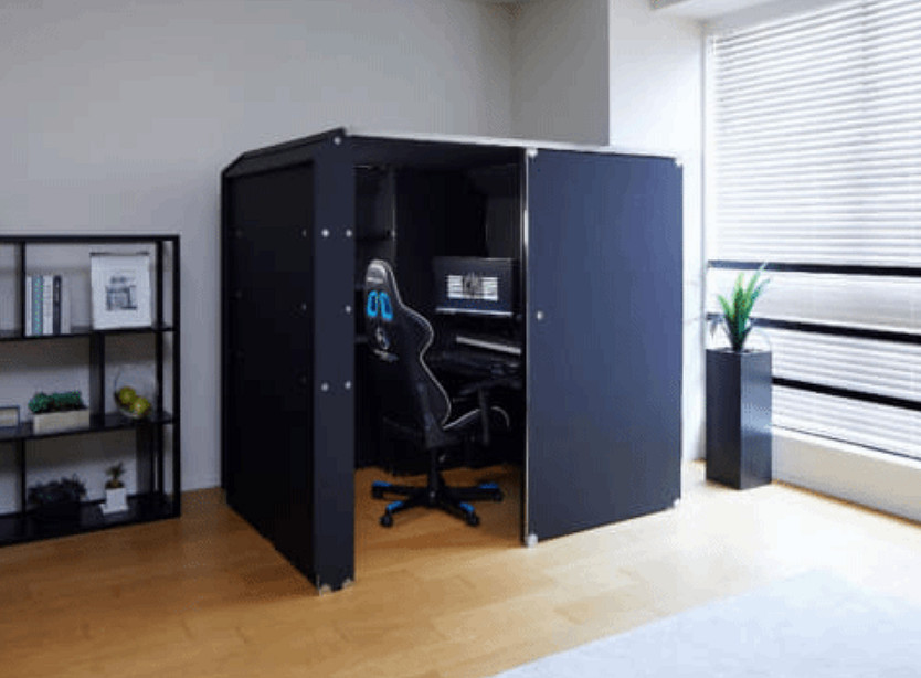 全套售價2.7萬元!日本推出全封閉組裝式電競空間! 全套售價2.7萬元!日本推出全封閉組裝式電競空間!