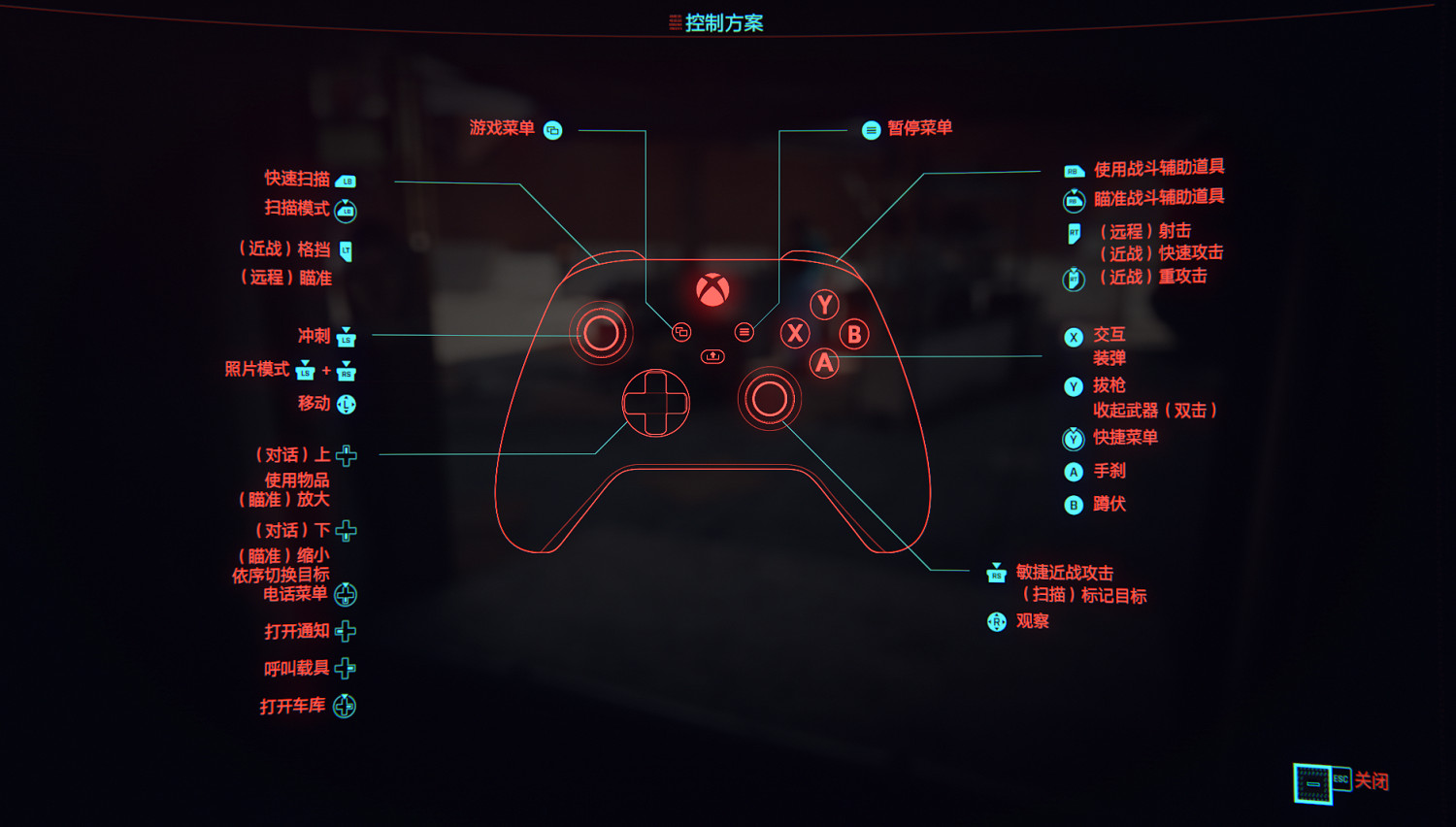 《電馭叛客2077》默認鍵位設定是什麽 默認鍵位設定一覽