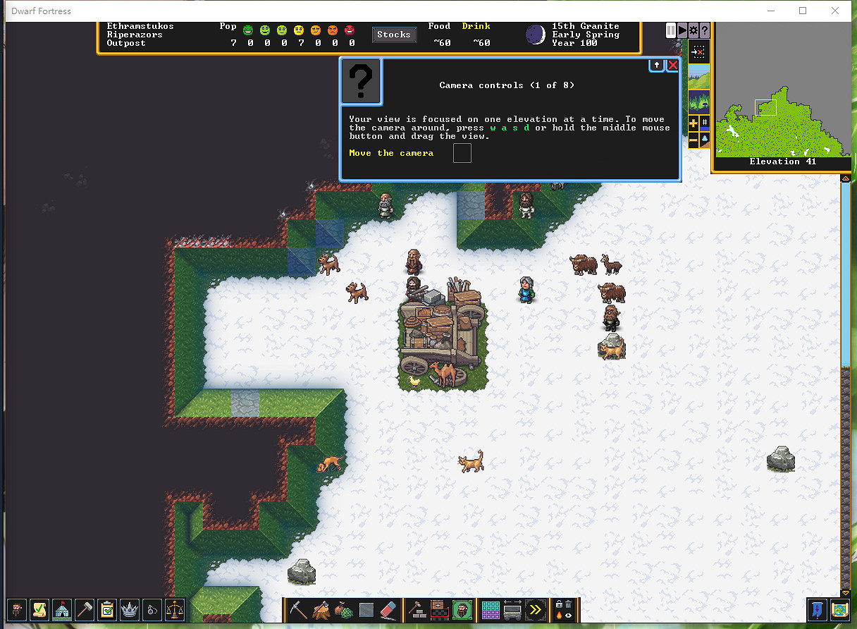 《矮人要塞》視角怎麽移動？移動視角方法