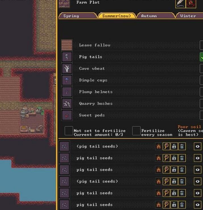 《矮人要塞》怎麽種地？種田玩法介紹