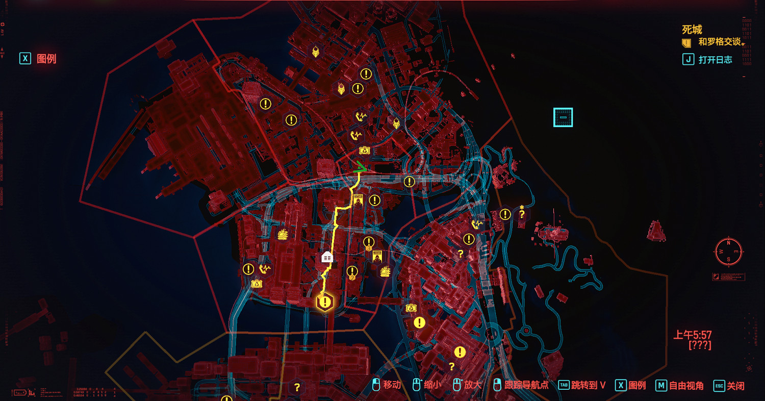 《電馭叛客2077》地圖任務點在哪 地圖任務點一覽