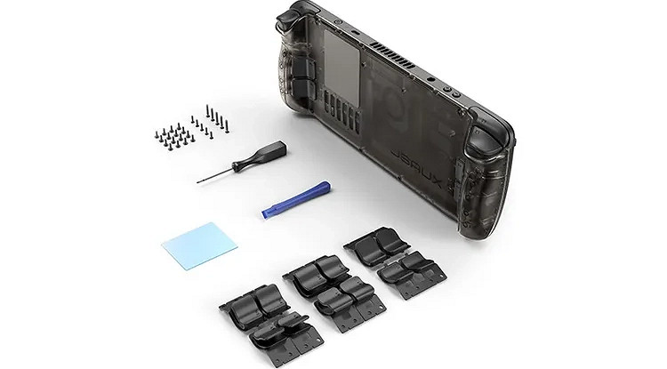 透明探索一清二楚！JSAUX推出Steam Deck定製透明背板