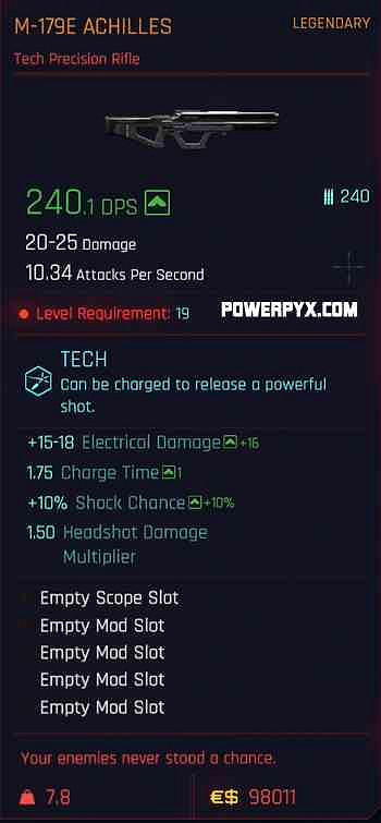 《電馭叛客2077》傳說武器怎麽獲得？傳奇武器收集攻略