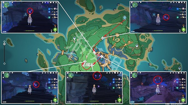 《原神》須彌草晶蝶收集路線分享 須彌草晶蝶分布圖 《原神》須彌草晶蝶收集路線分享 須彌草晶蝶分布圖