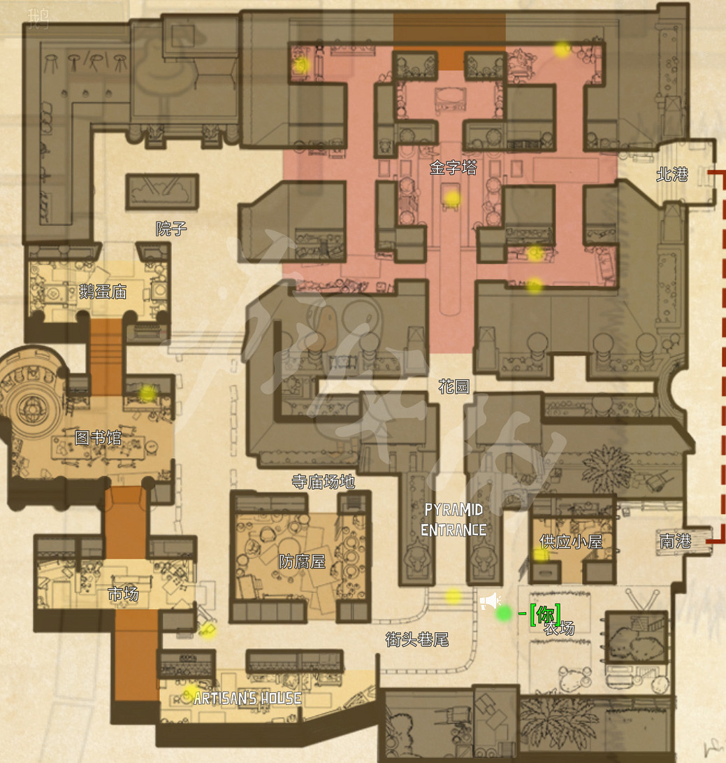 《鵝鴨殺》古沙地圖一覽 古沙高清地圖介紹 《鵝鴨殺》古沙地圖一覽 古沙高清地圖介紹