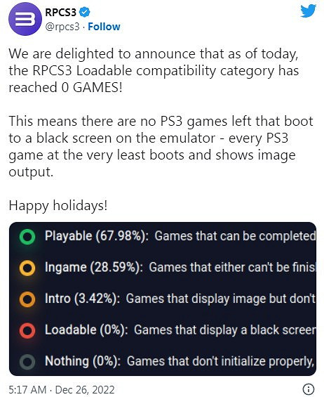 PS3模擬器RPCS3能運行所有PS3遊戲 PC玩家狂喜