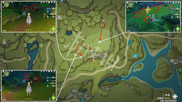 《原神》須彌草晶蝶收集路線分享 須彌草晶蝶分布圖 《原神》須彌草晶蝶收集路線分享 須彌草晶蝶分布圖