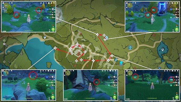 《原神》須彌草晶蝶收集路線分享 須彌草晶蝶分布圖 《原神》須彌草晶蝶收集路線分享 須彌草晶蝶分布圖