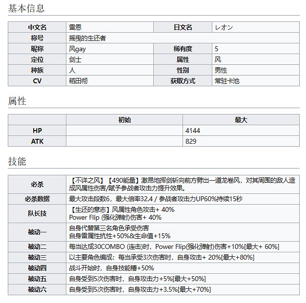 《彈射世界》搖曳的生還者雷恩怎麽樣 風gay技能介紹 《彈射世界》搖曳的生還者雷恩怎麽樣 風gay技能介紹