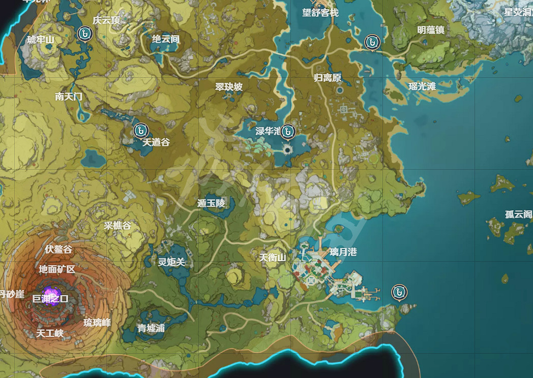 《原神》釣魚地點分布圖一覽 釣魚地點在哪? 《原神》釣魚地點分布圖一覽 釣魚地點在哪?