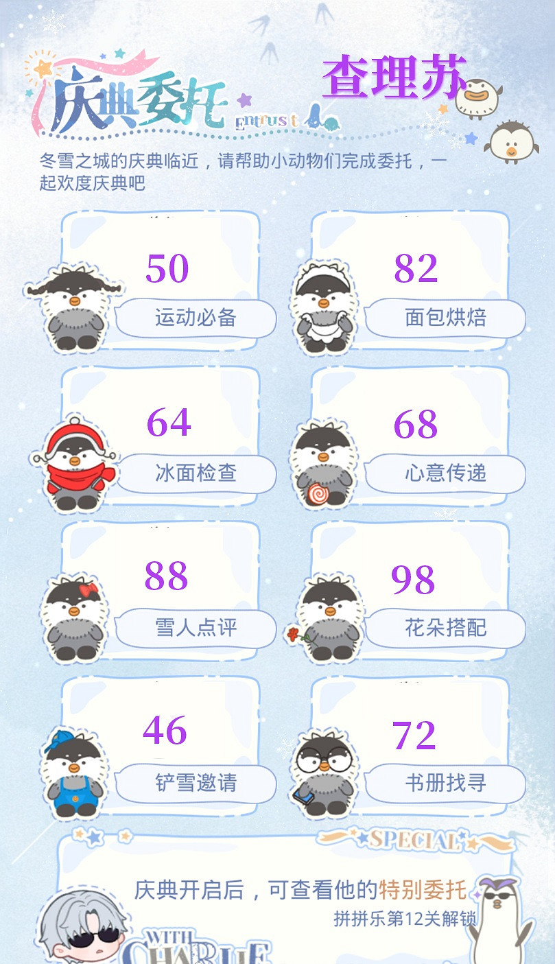 《光與夜之戀》慶典委托怎麽玩 慶典委托協助企鵝攻略 《光與夜之戀》慶典委托怎麽玩 慶典委托協助企鵝攻略