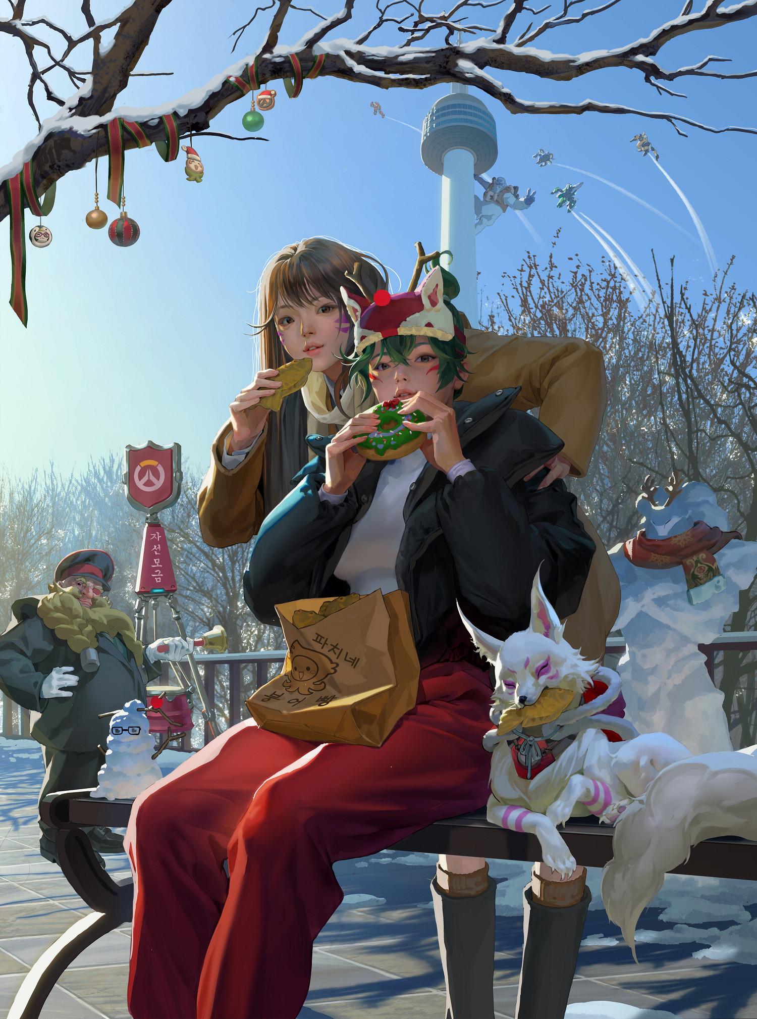 《鬥陣特攻:歸來》韓服公布新年賀卡 Dva霧子畫風精美 《鬥陣特攻:歸來》韓服公布新年賀卡 Dva霧子畫風精美